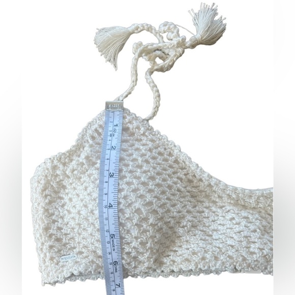 RIP Curl Oceans Together Crochet Bikini Set Size M. Shell-White. NWT. - Picture 14 of 16